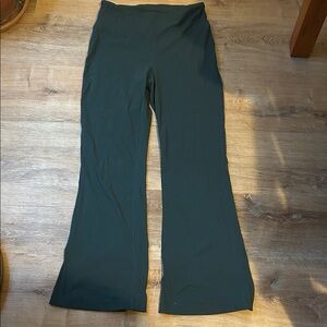 Quince Green Flare Pants